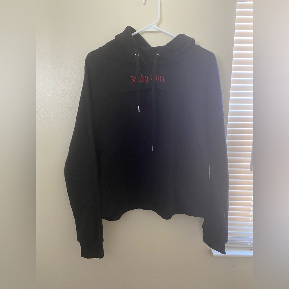 ORANGE KISS - BLACK HOODIE